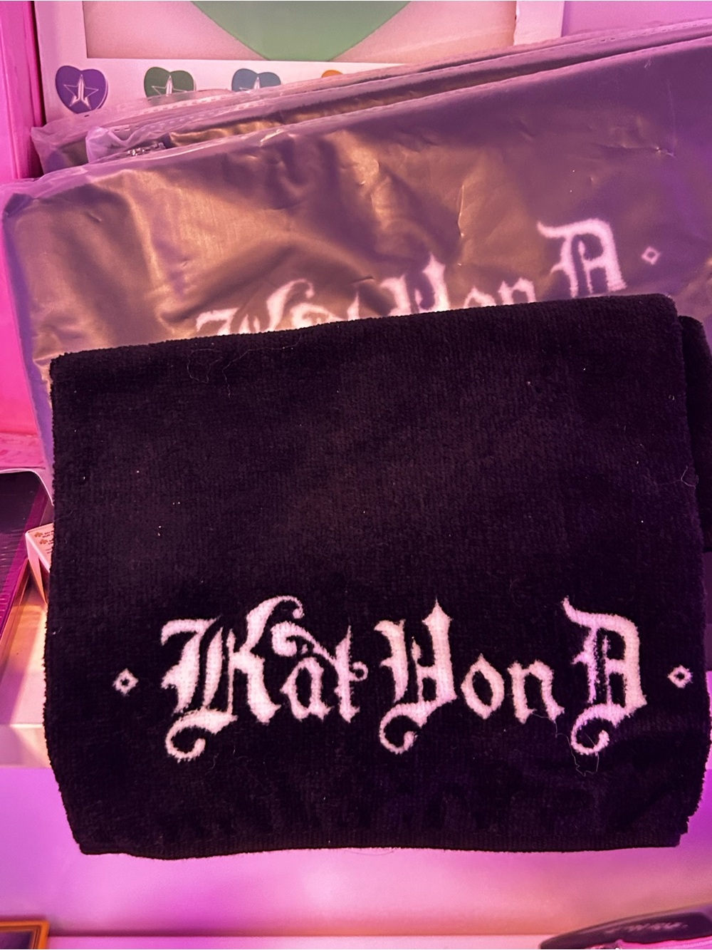 Kat Von D Black Makeup Towel